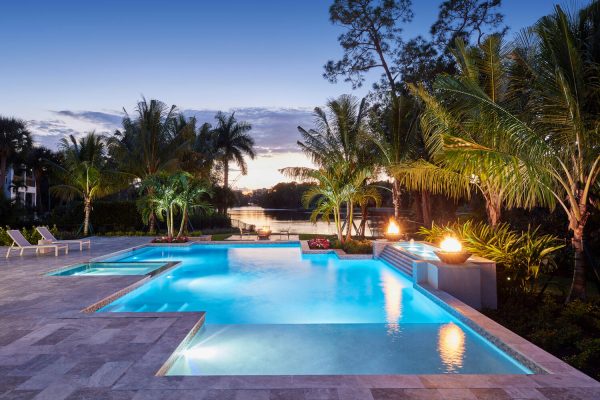 197 Caribbean Rd Naples FL-large-017-010-Pool dusk-1500x1000-72dpi